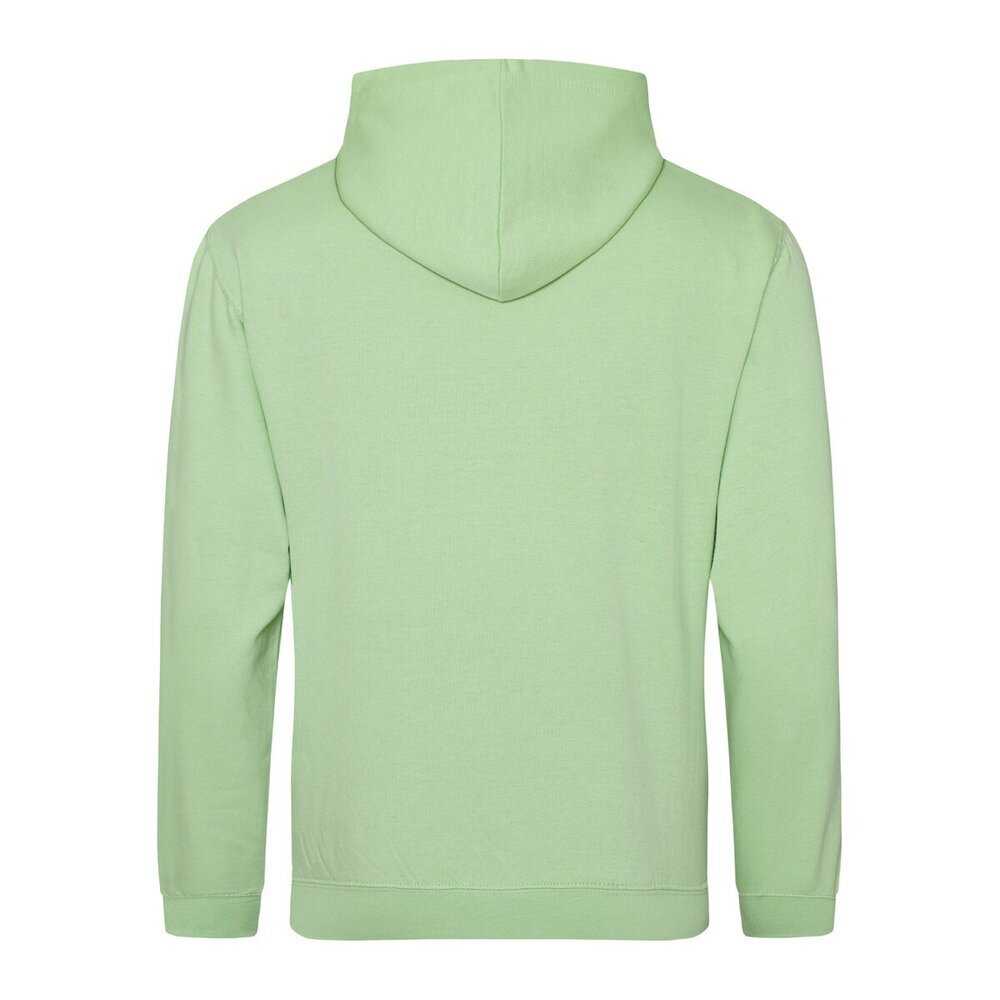 Just Hoods JHA001 College Hoodie - Dusty Green - HIT a Double - 4