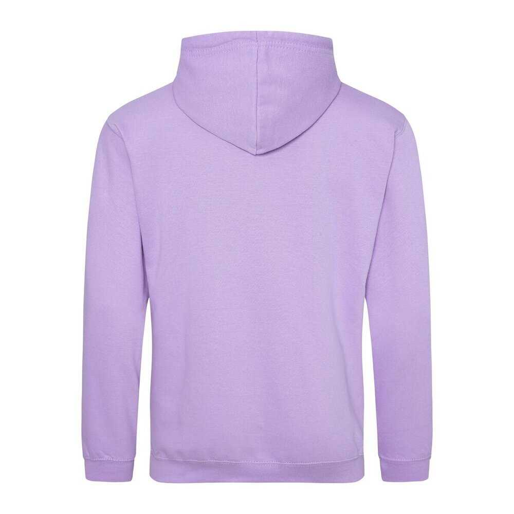 Just Hoods JHA001 College Hoodie - Lavender - HIT a Double - 4