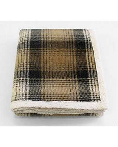 Kanata Blanket CTP5060 Cottage Plaid Throw - Gray Plaid - HIT a Double