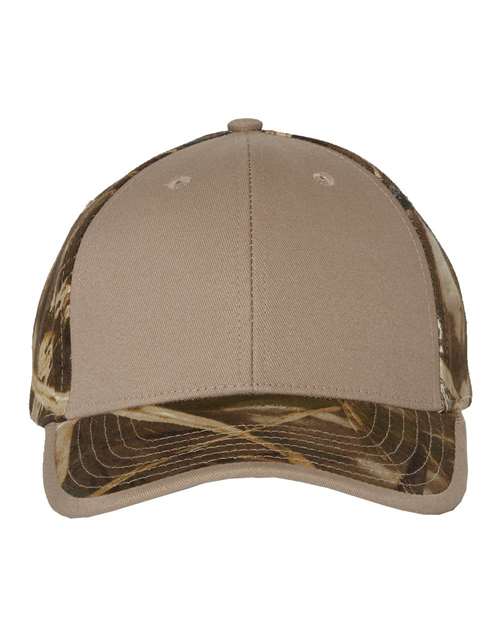 Kati LC102 Camo with Solid Front Cap - Tan Realtree Max4 - HIT a Double