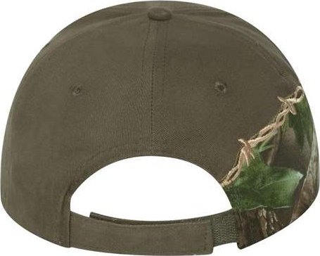 Kati LC4BW Camo with Barbed Wire Embroidery Cap - Hardwood Green Olive - HIT a Double