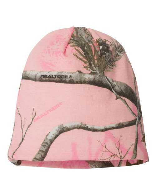 Kati LCB08 8&quot; Camo Knit Beanie - Pink Realtree AP - HIT a Double