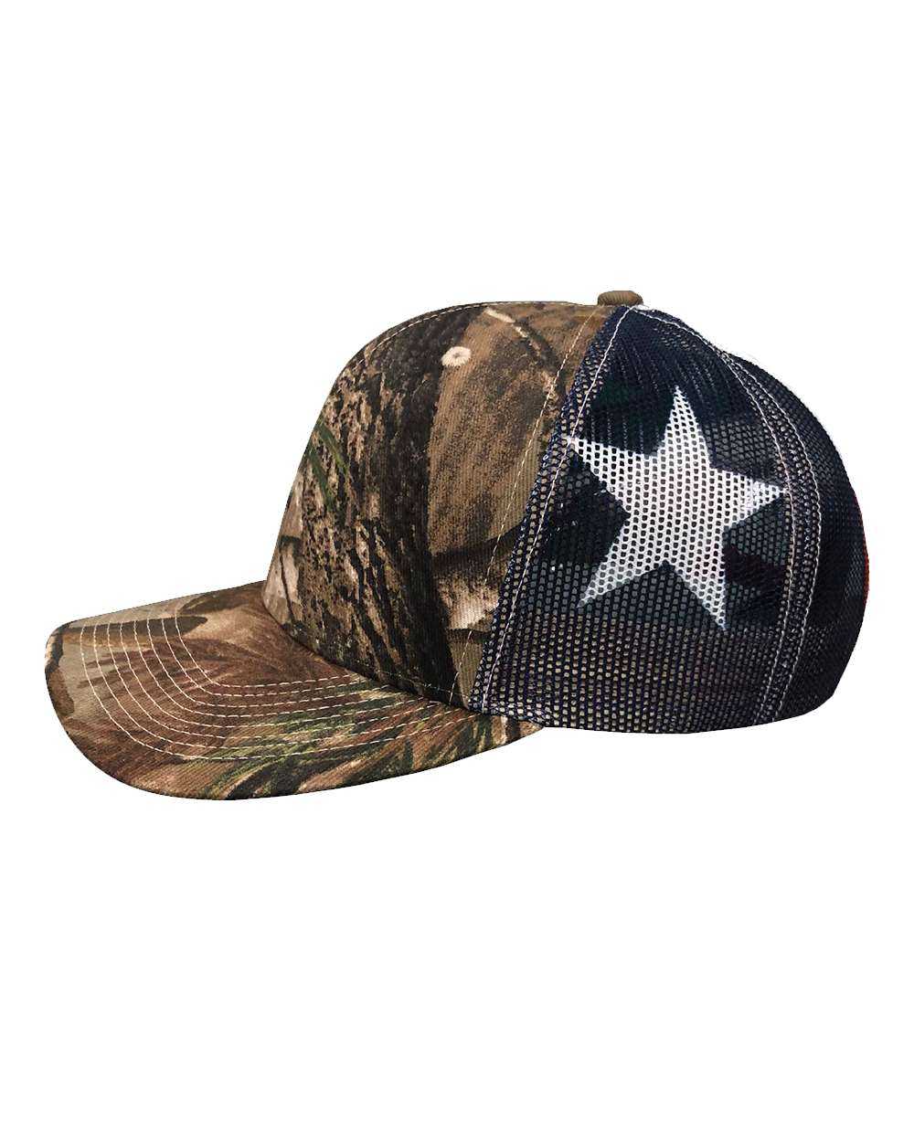 Kati S700M Printed Mesh Trucker Cap - All Purpose/ Texas Flag - HIT a Double