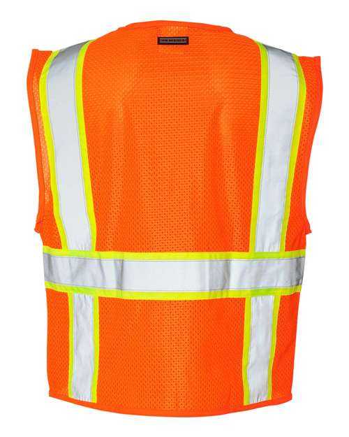 Kishigo 1163-1164 Ultra-Cool Solid Front Vest with Mesh Back - Orange - HIT a Double