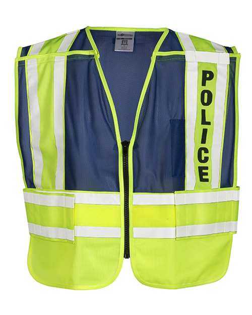 Kishigo 8051BZ Police Vest - Lime Blue - HIT a Double