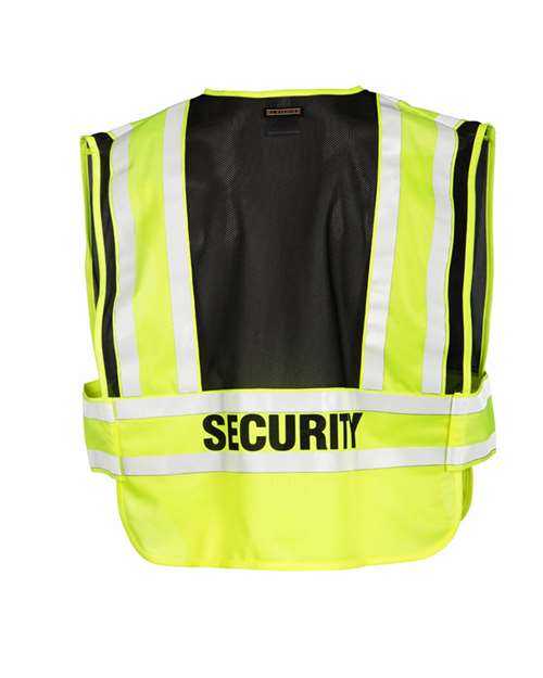 Kishigo 8055BZ Security Vest - Lime Black - HIT a Double