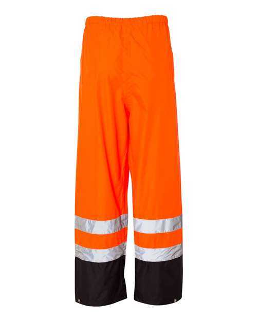 Kishigo RWP102-103 Storm Cover Waterproof Rain Pants - Orange - HIT a Double