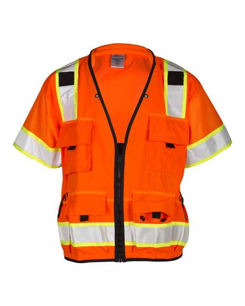Kishigo S5010-5011 Professional Surveyors Vest - Orange - HIT a Double