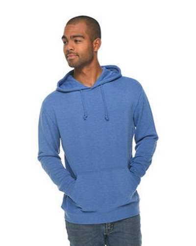 Lane Seven LS13001 Unisex French Terry Pullover Hooded Sweatshirt - Heather Royal - HIT a Double