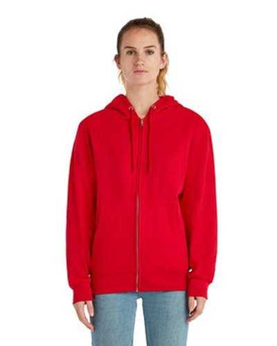 Lane Seven LS14003 Unisex Premium Full-Zip Hooded Sweatshirt - Red - HIT a Double