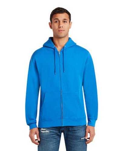 Lane Seven LS14003 Unisex Premium Full-Zip Hooded Sweatshirt - Royal - HIT a Double