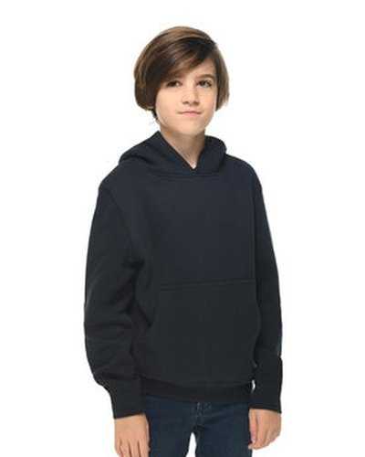 Lane Seven LS1401Y Youth Premium Pullover Hooded Sweatshirt - Navy - HIT a Double