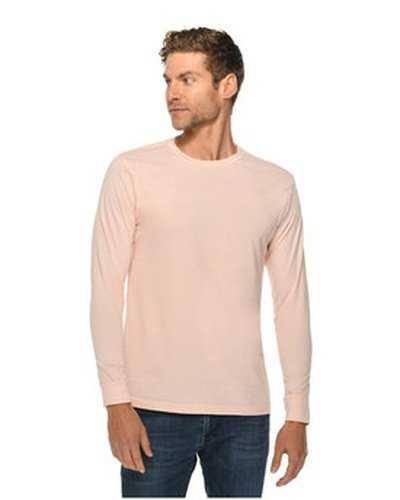 Lane Seven LS15009 Unisex Long Sleeve T-Shirt - Pale Pink - HIT a Double