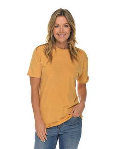 Lane Seven LST002 Unisex Vintage T-Shirt - Mustard - HIT a Double