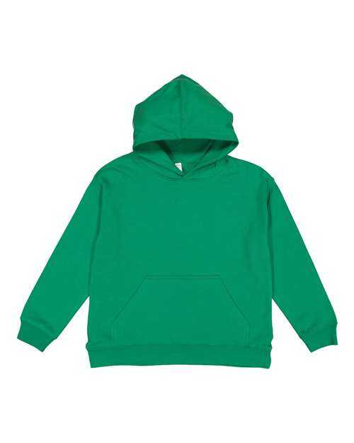 Lat 2296 Youth Pullover Hooded Sweatshirt - Kelly - HIT a Double