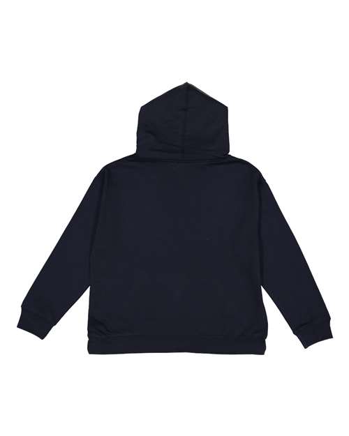 Lat 2296 Youth Pullover Hooded Sweatshirt - Navy - HIT a Double