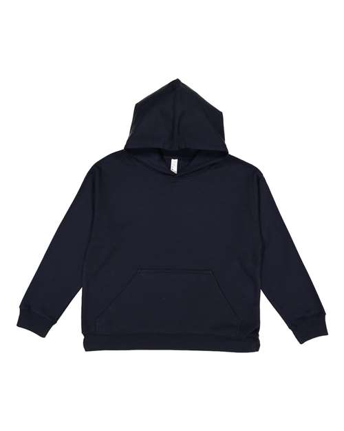 Lat 2296 Youth Pullover Hooded Sweatshirt - Navy - HIT a Double