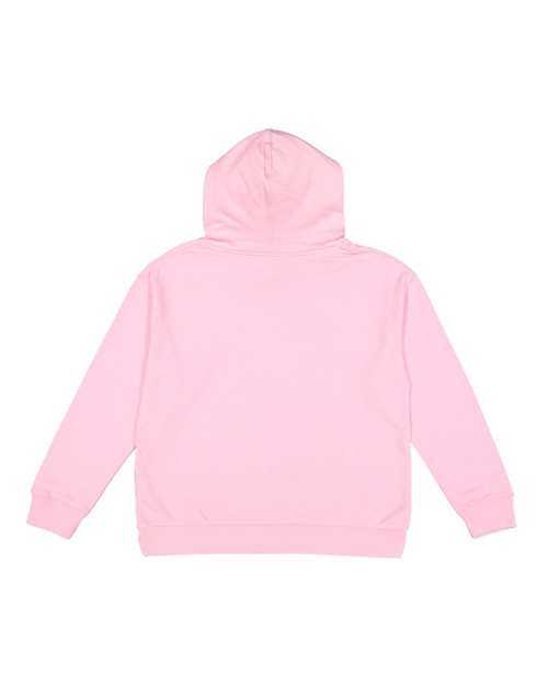 Lat 2296 Youth Pullover Hooded Sweatshirt - Pink - HIT a Double