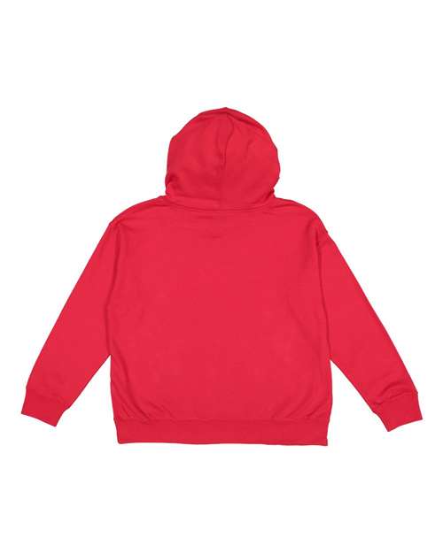 Lat 2296 Youth Pullover Hooded Sweatshirt - Red - HIT a Double