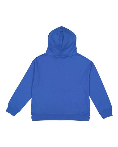 Lat 2296 Youth Pullover Hooded Sweatshirt - Royal - HIT a Double