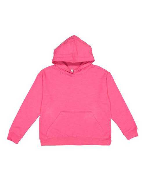 Lat 2296 Youth Pullover Hooded Sweatshirt - Vintage Hot Pink - HIT a Double