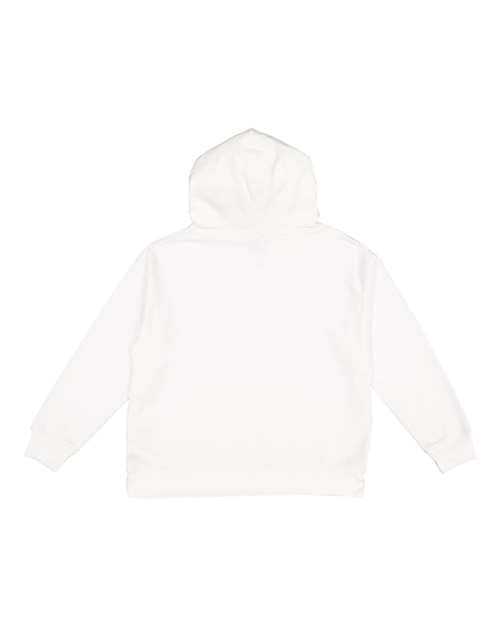Lat 2296 Youth Pullover Hooded Sweatshirt - White - HIT a Double