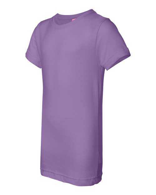 Lat 2616 Girls&#39; Fine Jersey Tee - Lavender - HIT a Double
