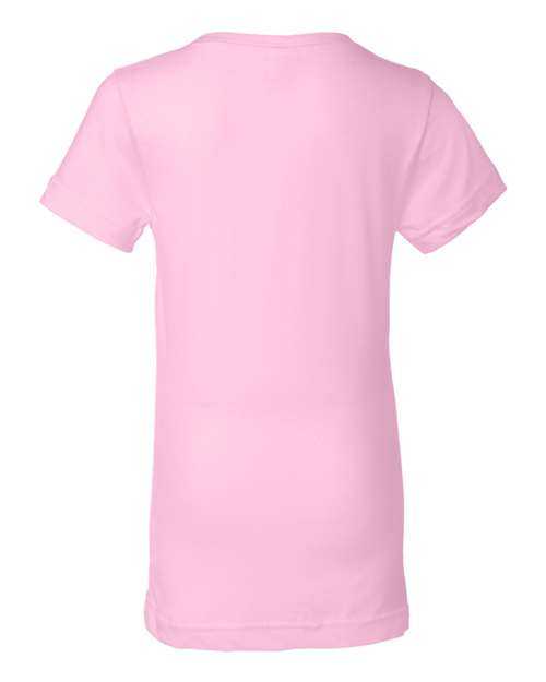 Lat 2616 Girls&#39; Fine Jersey Tee - Pink - HIT a Double
