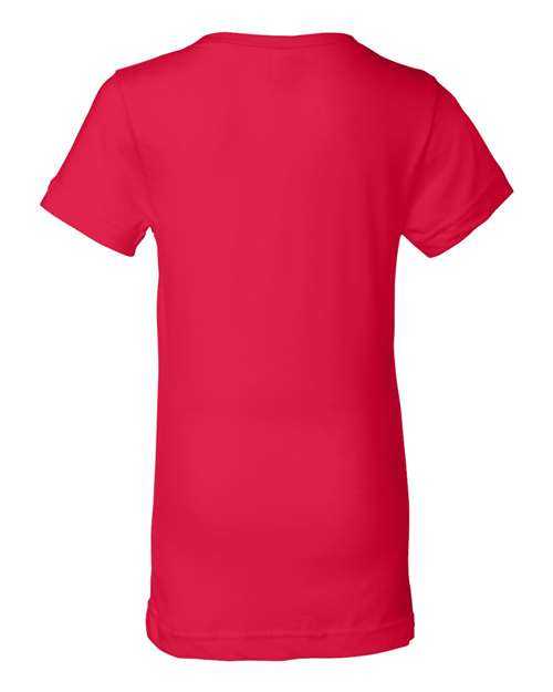 Lat 2616 Girls&#39; Fine Jersey Tee - Red - HIT a Double