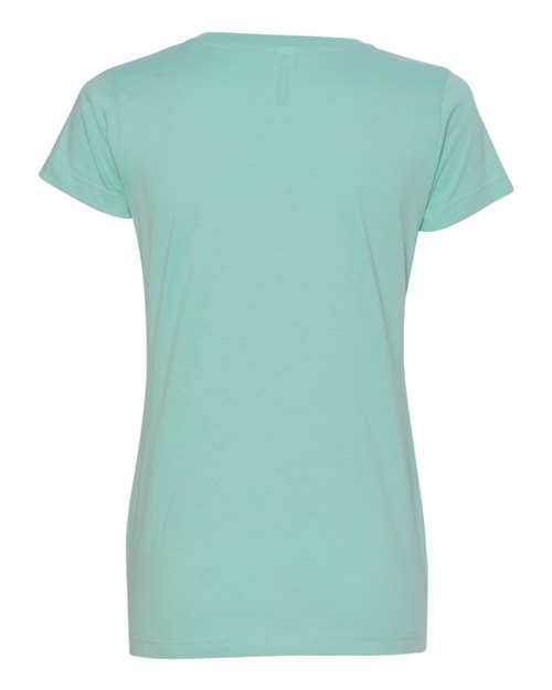 Lat 3507 Women&#39;s V-Neck Fine Jersey Tee - Chill - HIT a Double