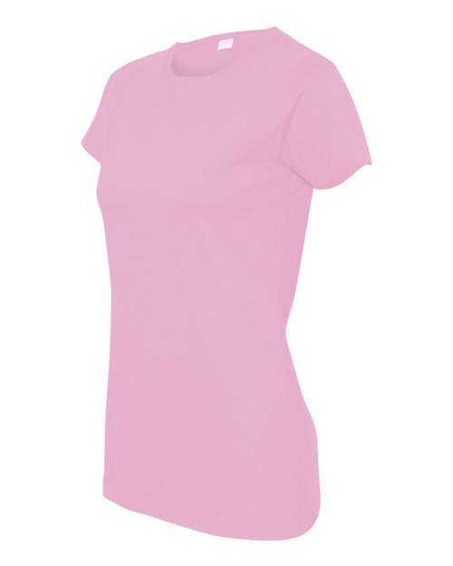 Lat 3516 Women's Fine Jersey Tee - Pink - HIT a Double