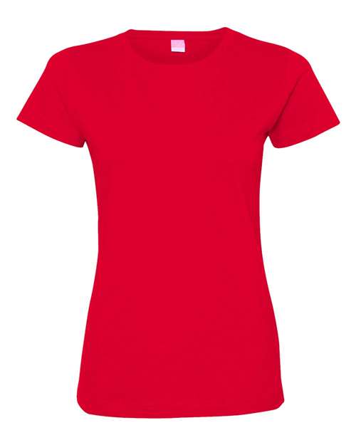 Lat 3516 Women's Fine Jersey Tee - Red - HIT a Double