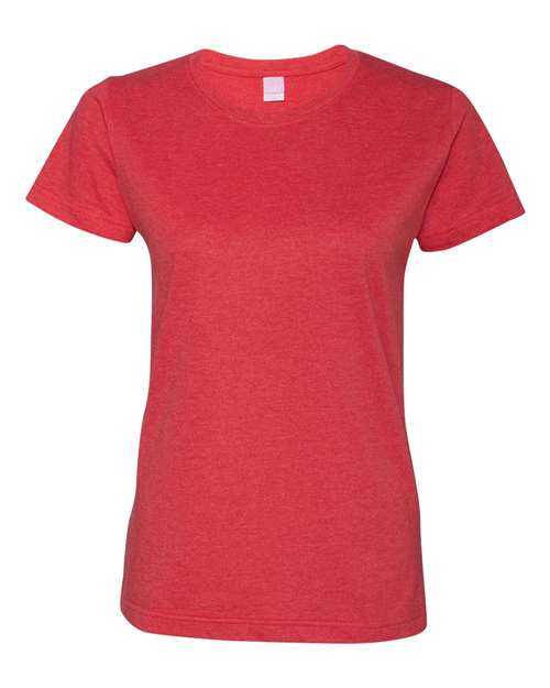 Lat 3516 Women&#39;s Fine Jersey Tee - Vintage Red - HIT a Double