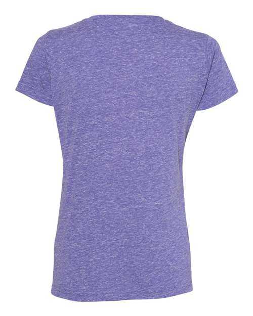 Lat 3591 Women&#39;s Harborside Melange V-Neck T-Shirt - Purple Melange - HIT a Double