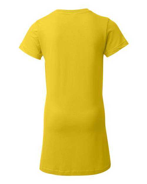 Lat 3616 Women&#39;s Fine Jersey Tee - Yellow - HIT a Double