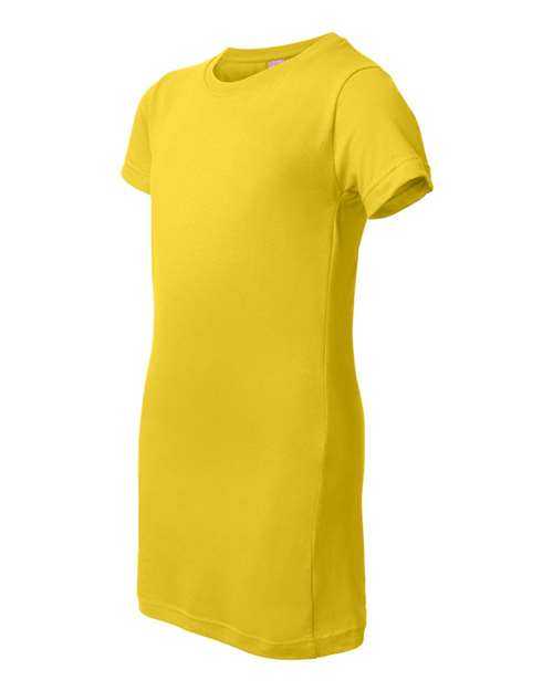 Lat 3616 Women's Fine Jersey Tee - Yellow - HIT a Double