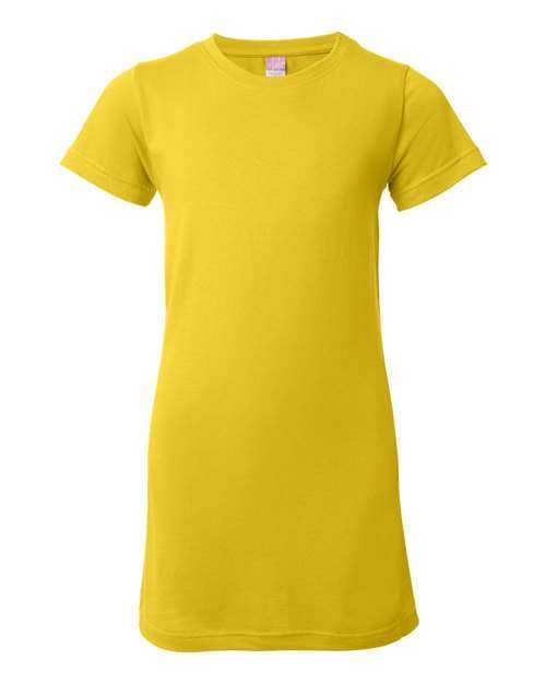 Lat 3616 Women's Fine Jersey Tee - Yellow - HIT a Double