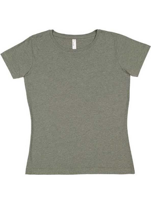 Lat 3816 Curvy Collection Women&#39;s Fine Jersey Tee - Bamboo Blackout - HIT a Double