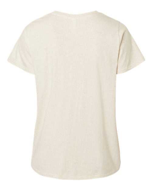 Lat 3816 Curvy Collection Women&#39;s Fine Jersey Tee - Natural Heather - HIT a Double