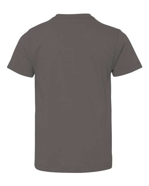 Lat 6101 Youth Fine Jersey Tee - Charcoal - HIT a Double