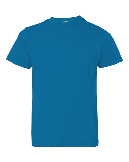 Lat 6101 Youth Fine Jersey Tee - Cobalt - HIT a Double