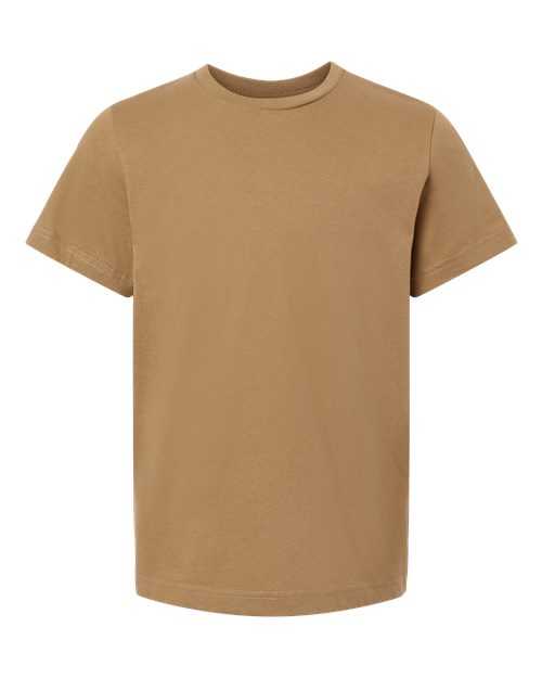 Lat 6101 Youth Fine Jersey Tee - Coyote Brown - HIT a Double