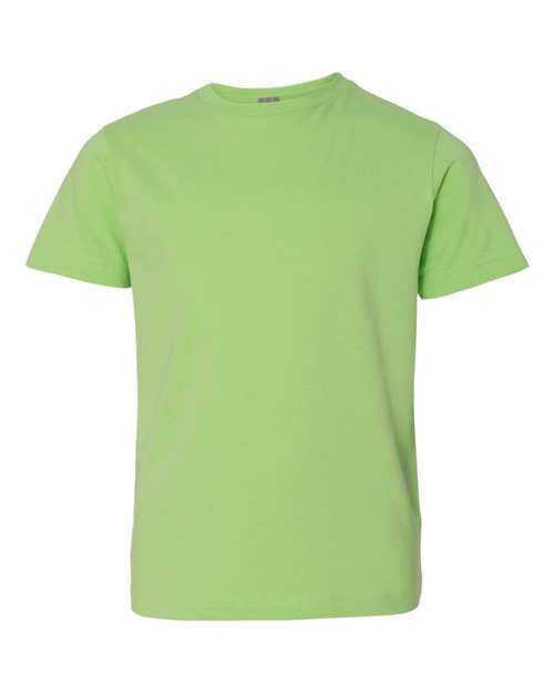 Lat 6101 Youth Fine Jersey Tee - Key Lime - HIT a Double