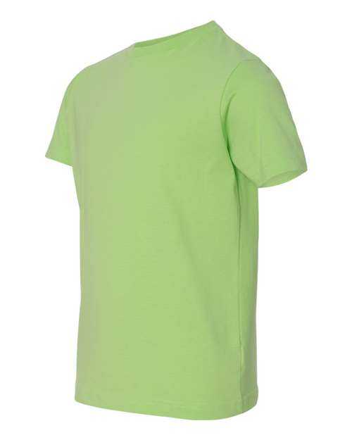 Lat 6101 Youth Fine Jersey Tee - Key Lime - HIT a Double