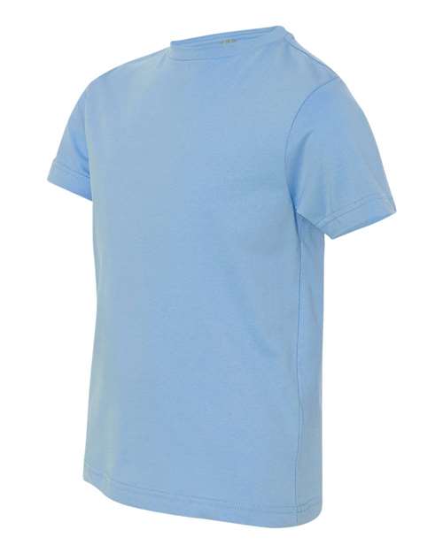 Lat 6101 Youth Fine Jersey Tee - Light Blue - HIT a Double