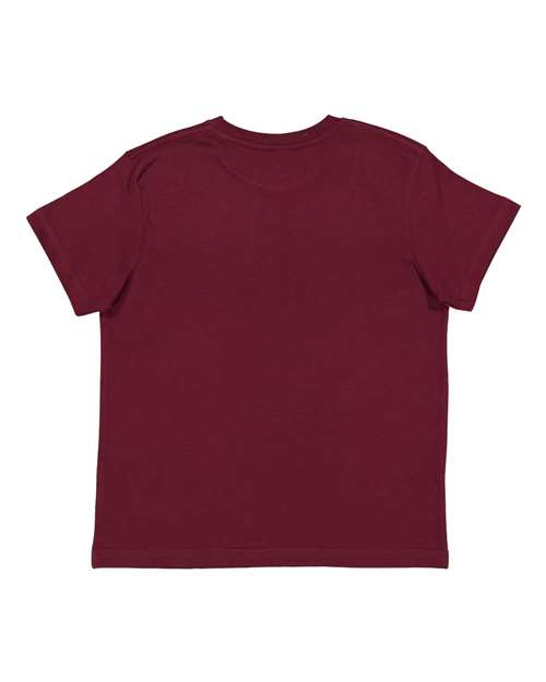 Lat 6101 Youth Fine Jersey Tee - Maroon - HIT a Double