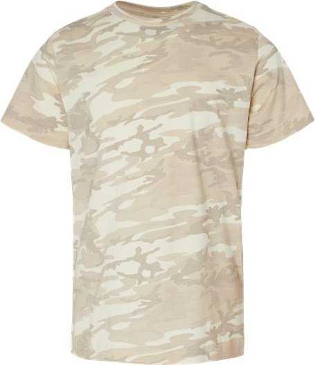 Lat 6101 Youth Fine Jersey Tee - Natural Camo" - "HIT a Double
