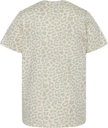 Lat 6101 Youth Fine Jersey Tee - Natural Leopard" - "HIT a Double