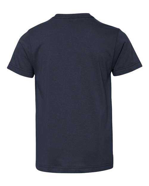 Lat 6101 Youth Fine Jersey Tee - Navy - HIT a Double
