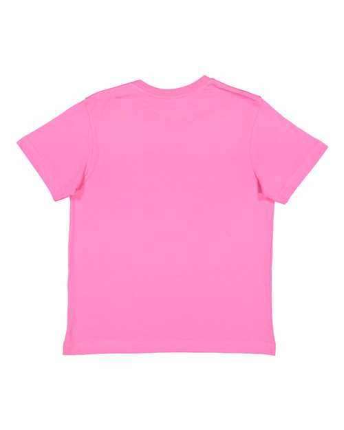 Lat 6101 Youth Fine Jersey Tee - Raspberry - HIT a Double